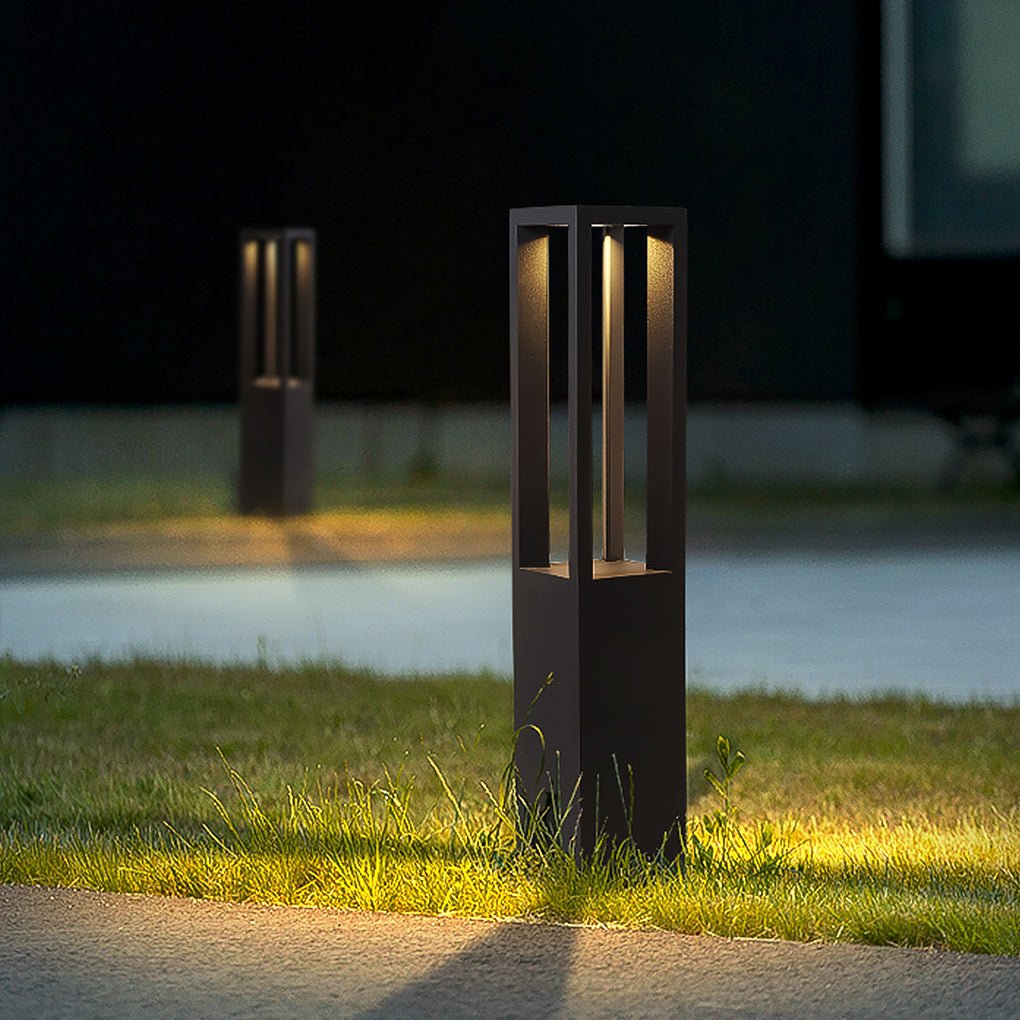 Falkner Square Landscape LED Stainless Steel Outdoor Lawn Light
