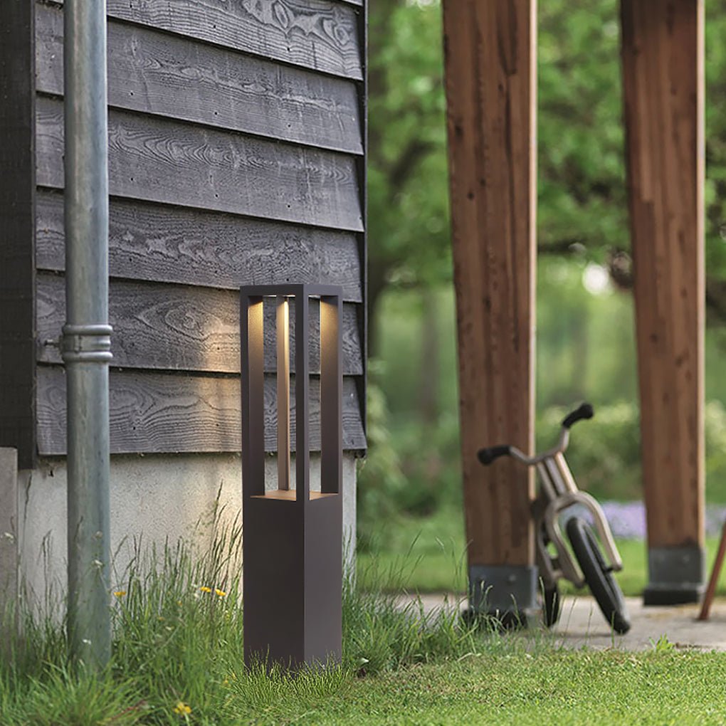 Falkner Square Landscape LED Stainless Steel Outdoor Lawn Light