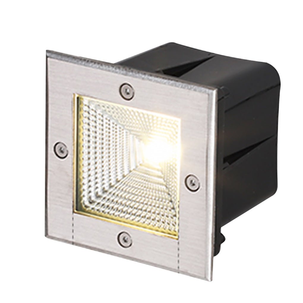 Faithful Square Recessed LED Outdoor Stairs Lights