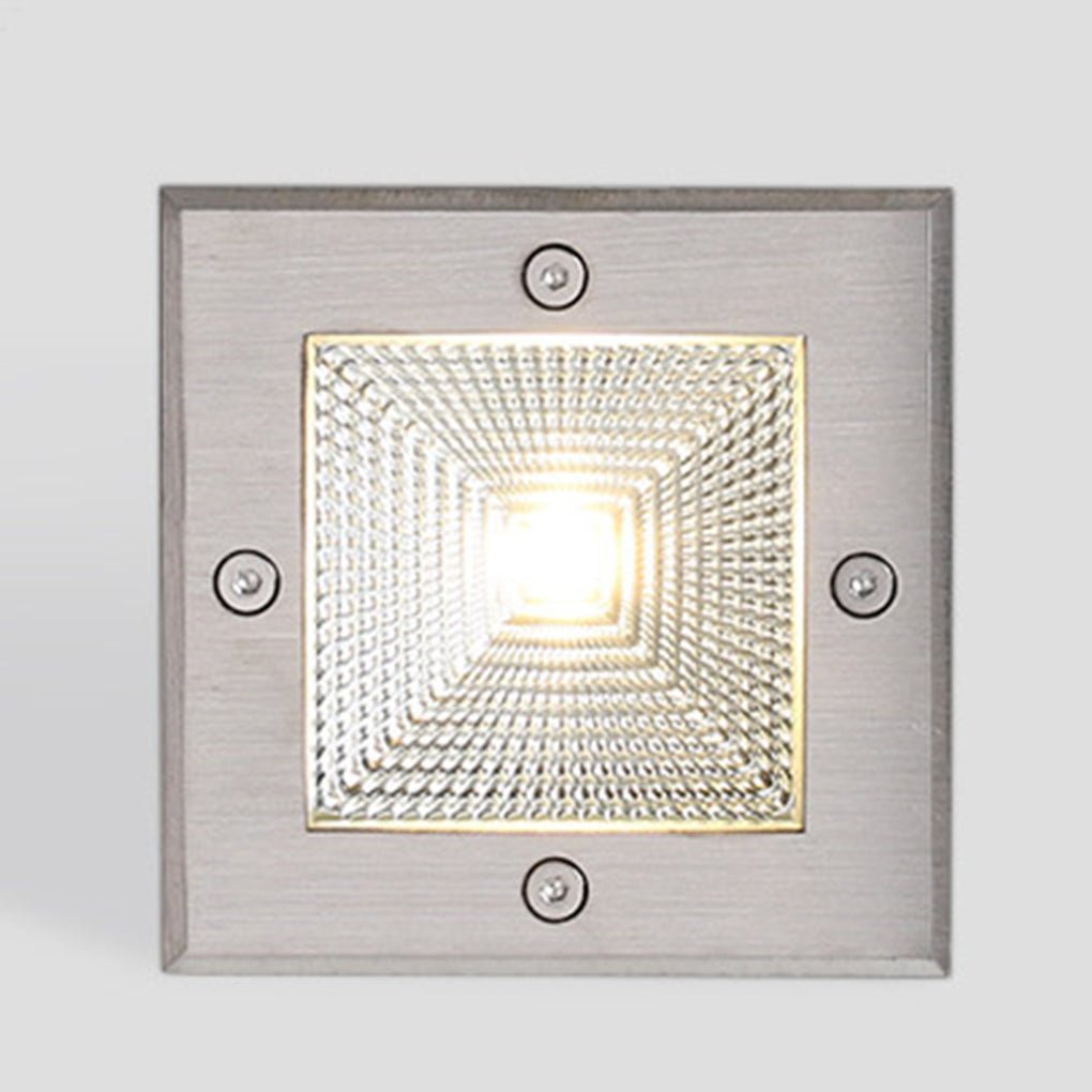 Faithful Square Recessed LED Outdoor Stairs Lights
