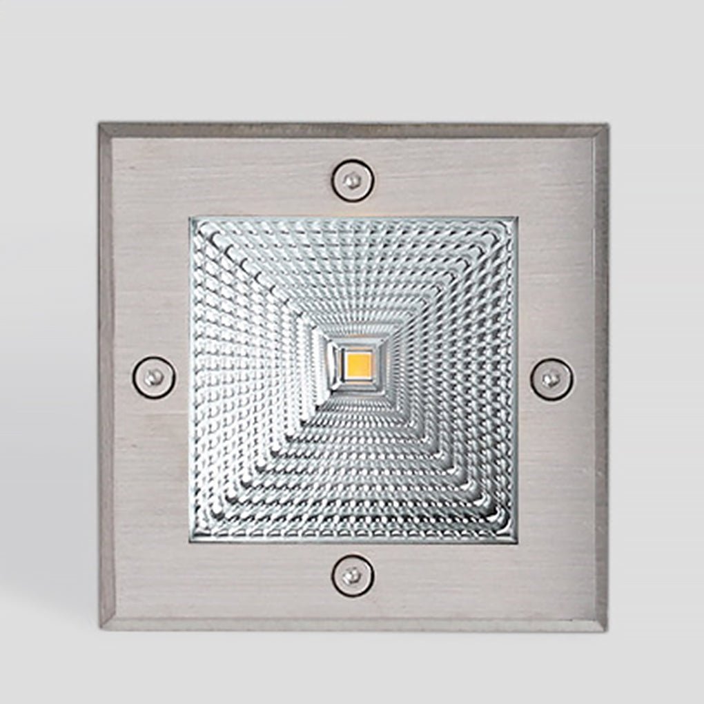 Faithful Square Recessed LED Outdoor Stairs Lights