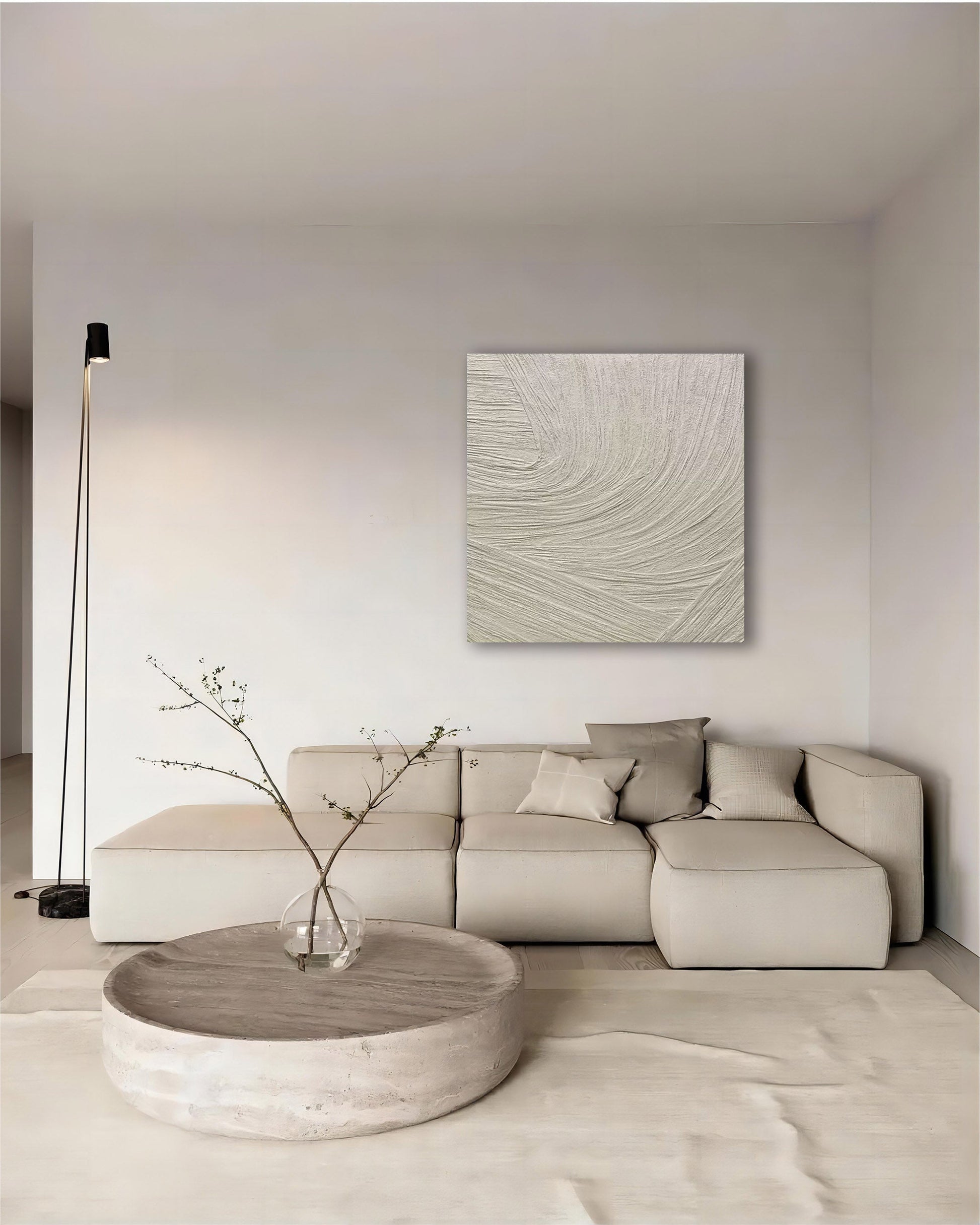 Plaster Art Texture Painting SG036 - Neutralighting