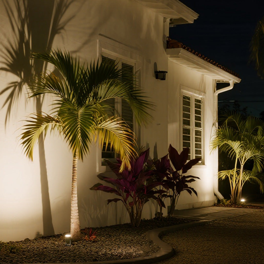 Meris LED Landscape Glass Outdoor Stakes Lights