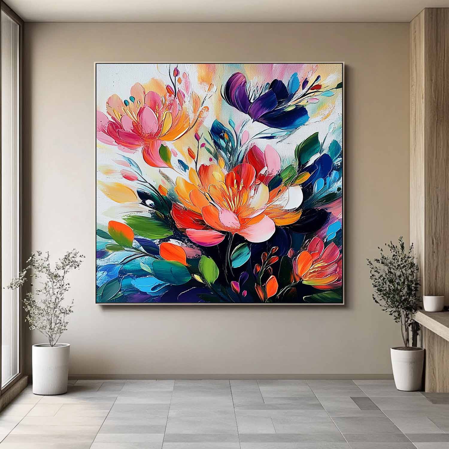 Flower Canvas Art FL205 - Neutralighting