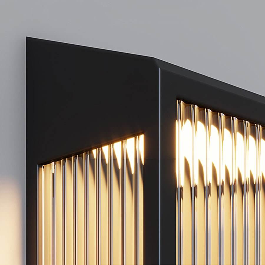 Rbin Stylish Vertical Ripped LED Outdoor Wall Light