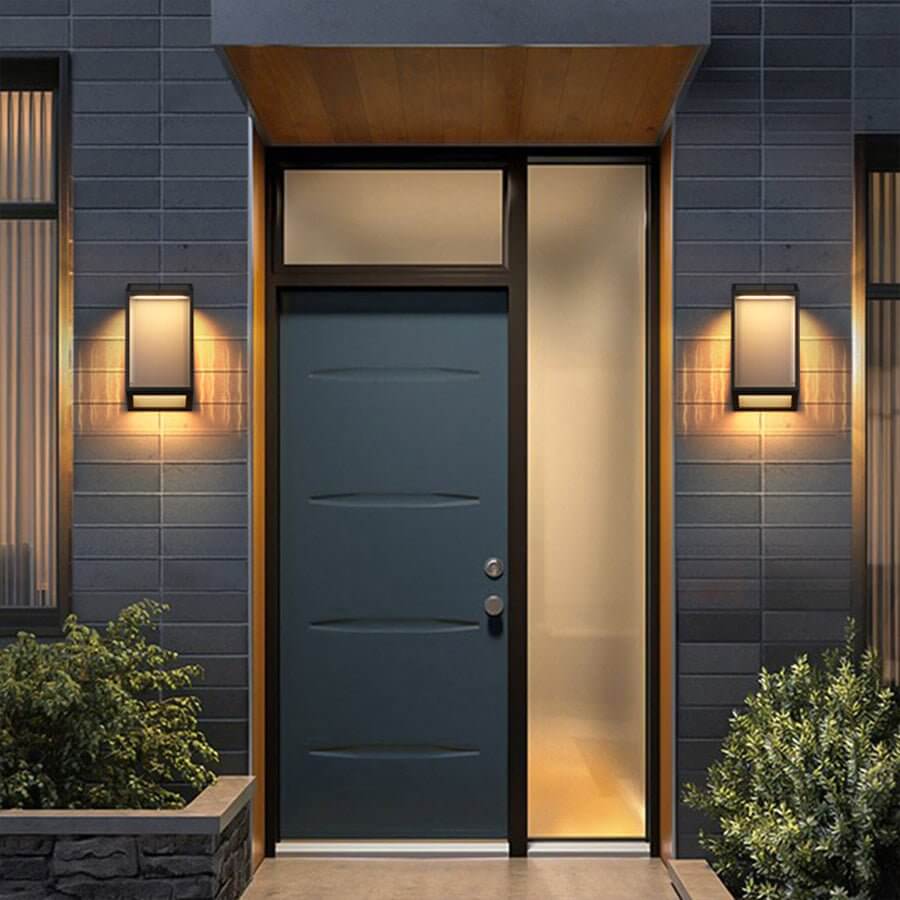Rbin Stylish Vertical Ripped LED Outdoor Wall Light