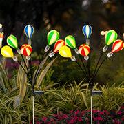 Ebeneze Swinging Solar LED Steel Outdoor Balloon Lights