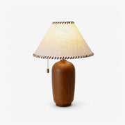 Olera Wood Table Lamp-Neutral Decor