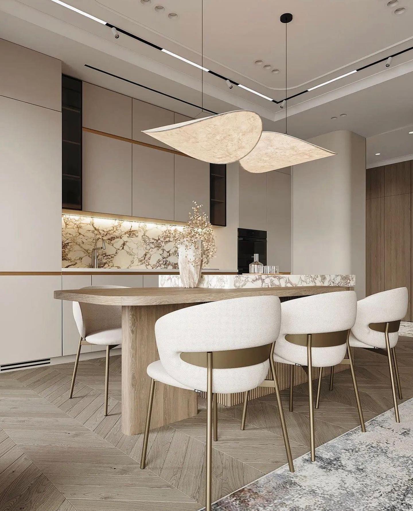 Twist Pendant Contemporary Swag Light-Neutral Decor