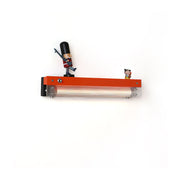 Totem Wall Lamp in orange, shown front-on.
