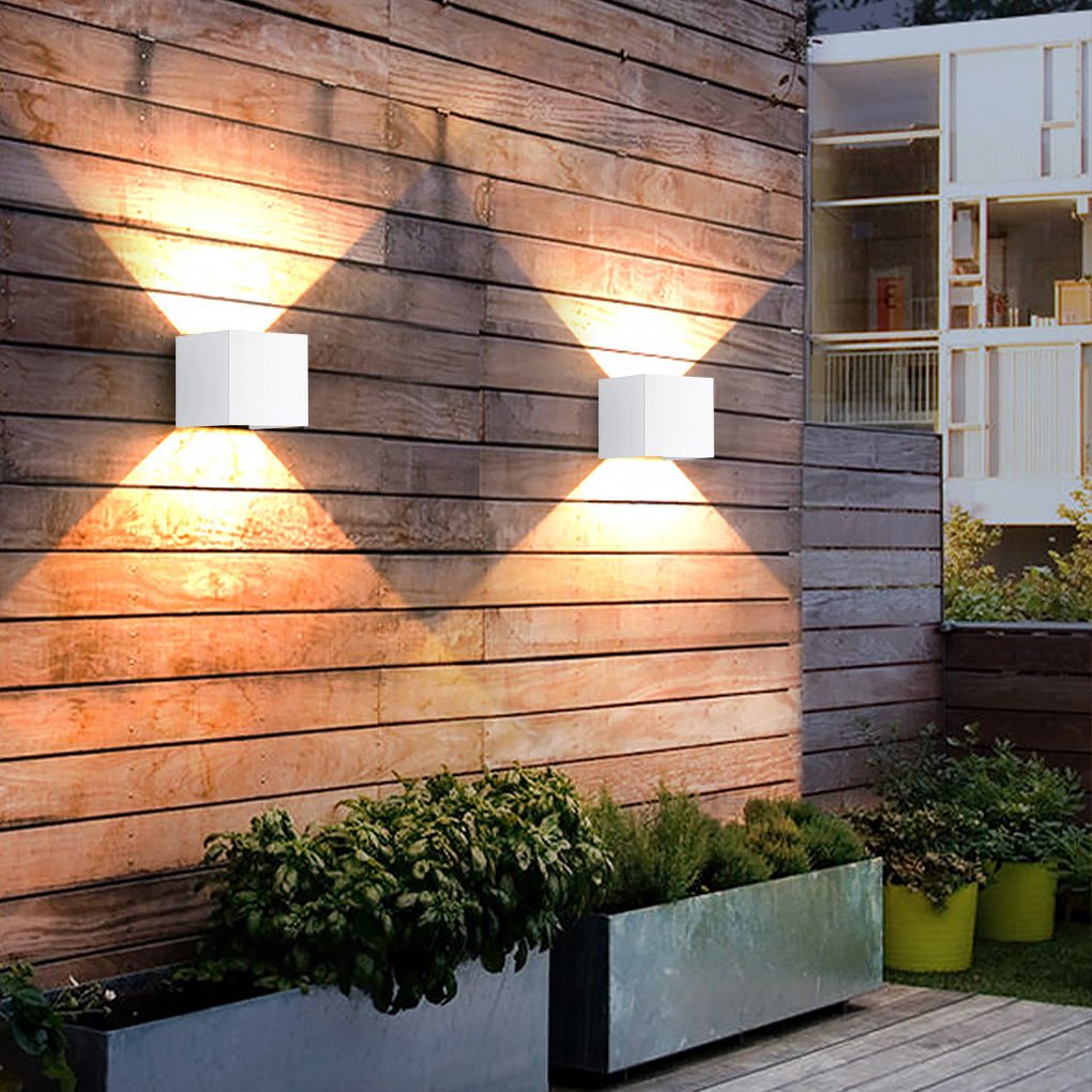Blin Square Adjustable Modern Outdoor Lights