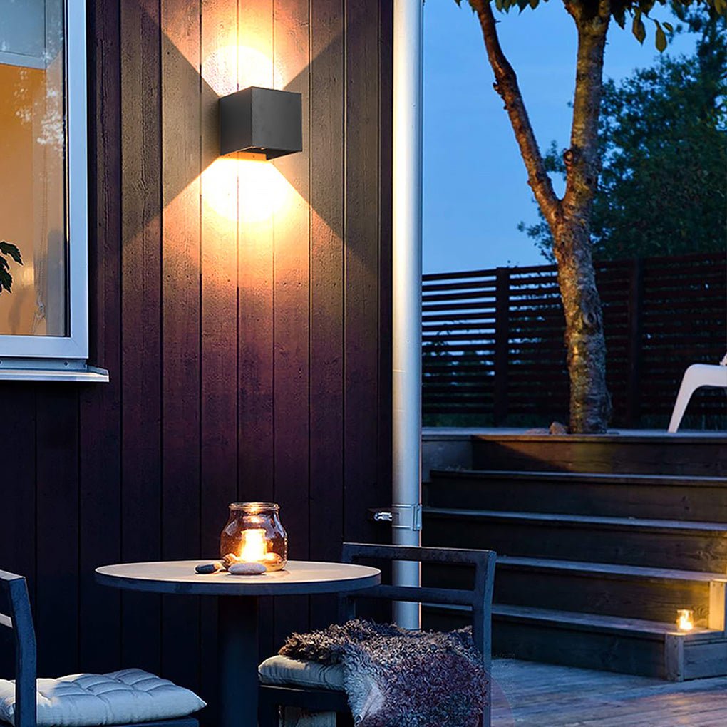 Blin Square Adjustable Modern Outdoor Lights