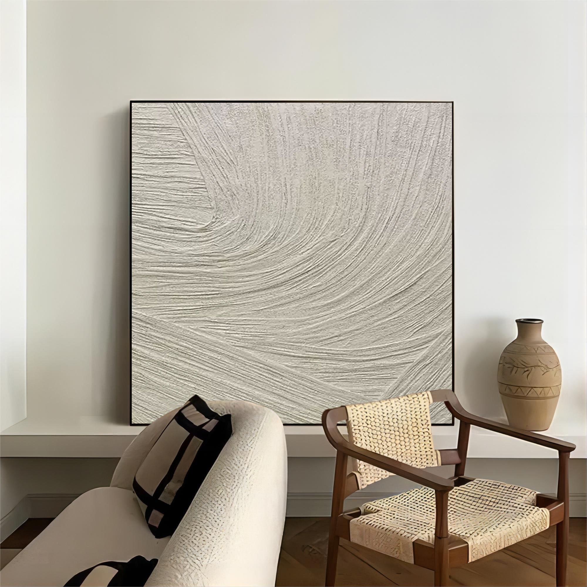 Plaster Art Texture Painting SG036 - Neutralighting