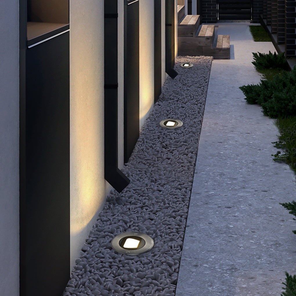 Halsey Ultra-thin Recessed LED Outdoor Step Lights