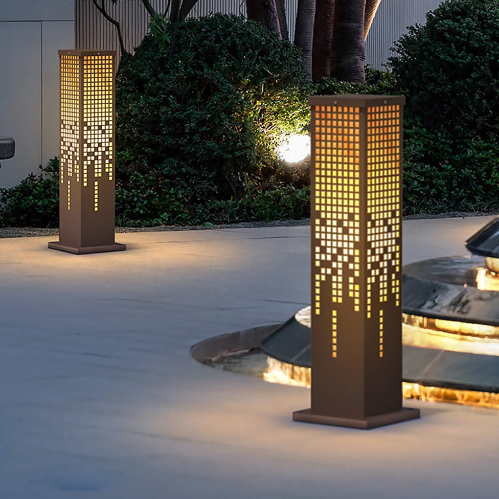 Ken Stylish Landscape Stainless Steel Outdoor Bollard Lights
