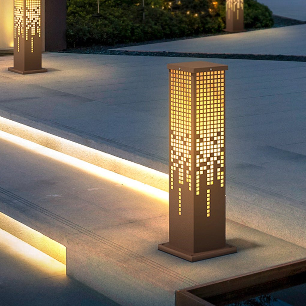 Ken Stylish Landscape Stainless Steel Outdoor Bollard Lights
