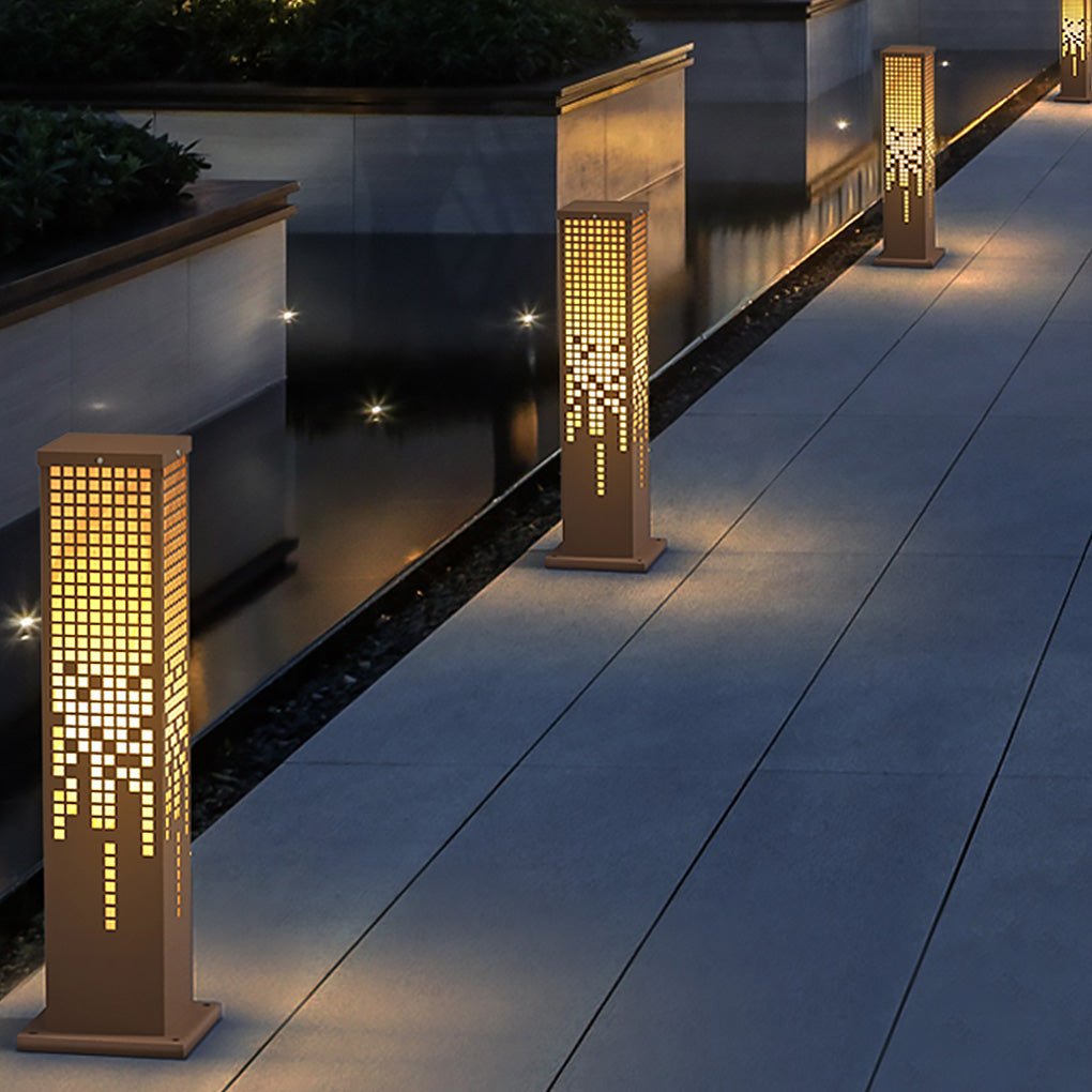 Ken Stylish Landscape Stainless Steel Outdoor Bollard Lights