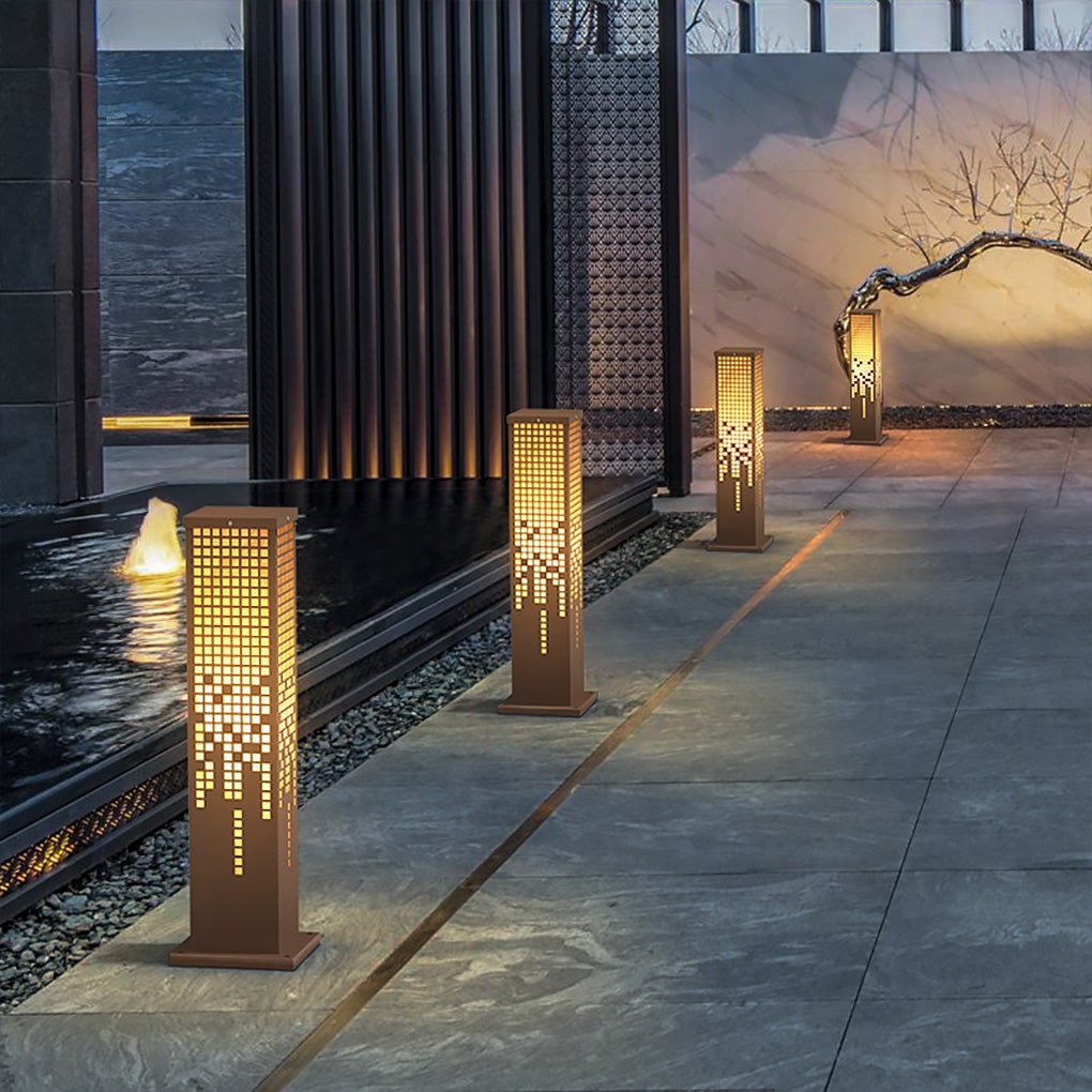 Ken Stylish Landscape Stainless Steel Outdoor Bollard Lights