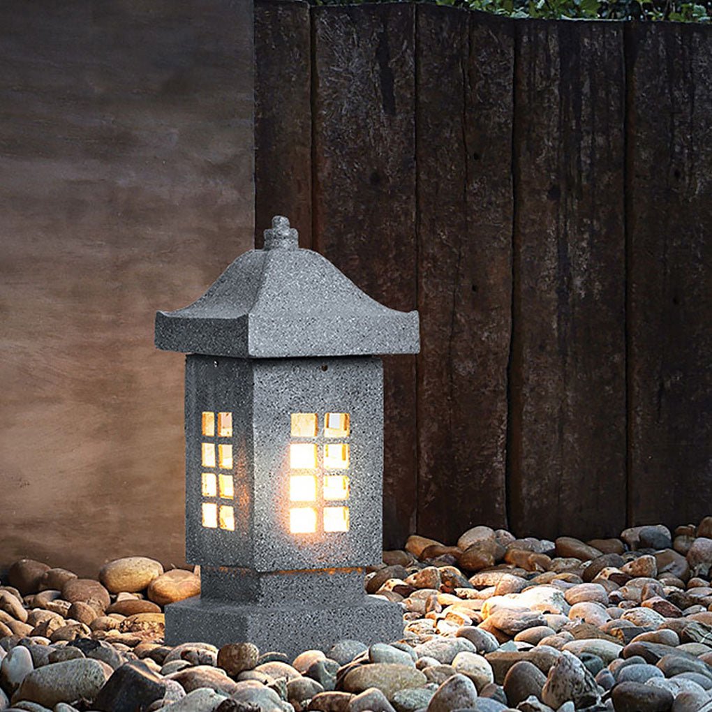 Kitn Sturdy Stylish Imitation Stone Outdoor Landscaping Light