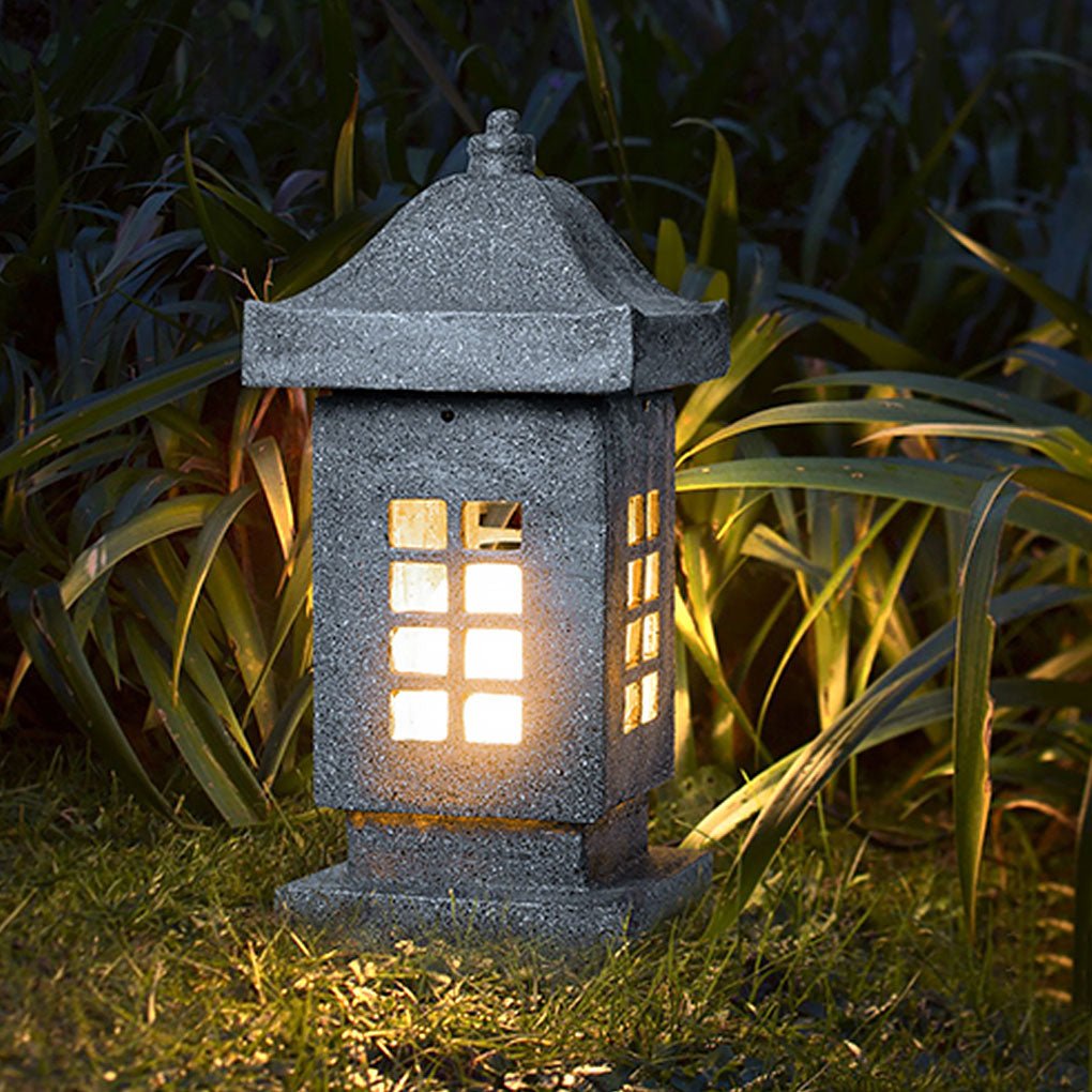 Kitn Sturdy Stylish Imitation Stone Outdoor Landscaping Light