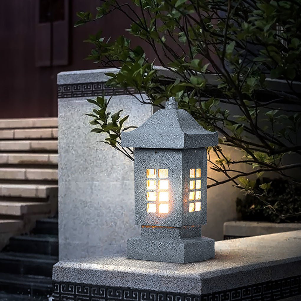 Kitn Sturdy Stylish Imitation Stone Outdoor Landscaping Light
