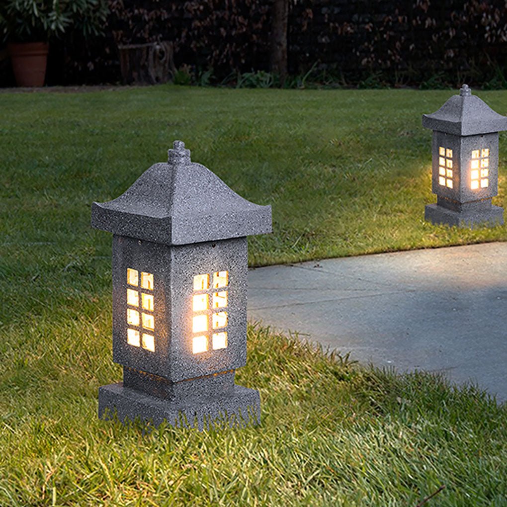 Kitn Sturdy Stylish Imitation Stone Outdoor Landscaping Light