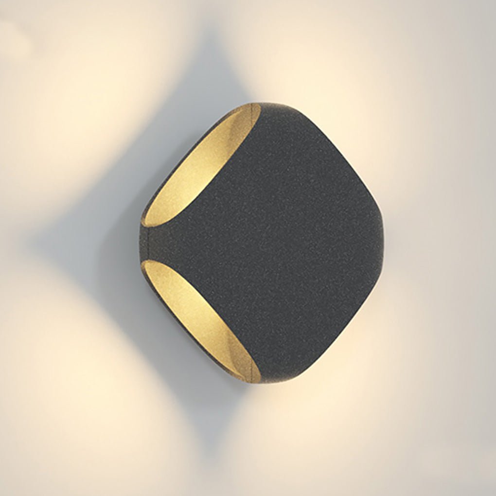 Forbes Square LED Modern Outdoor Wall Fence Post Light