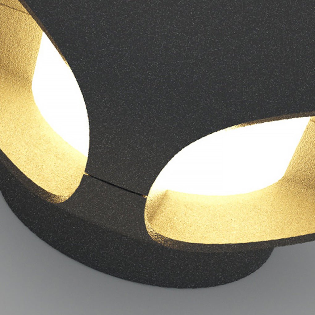 Forbes Square LED Modern Outdoor Wall Fence Post Light