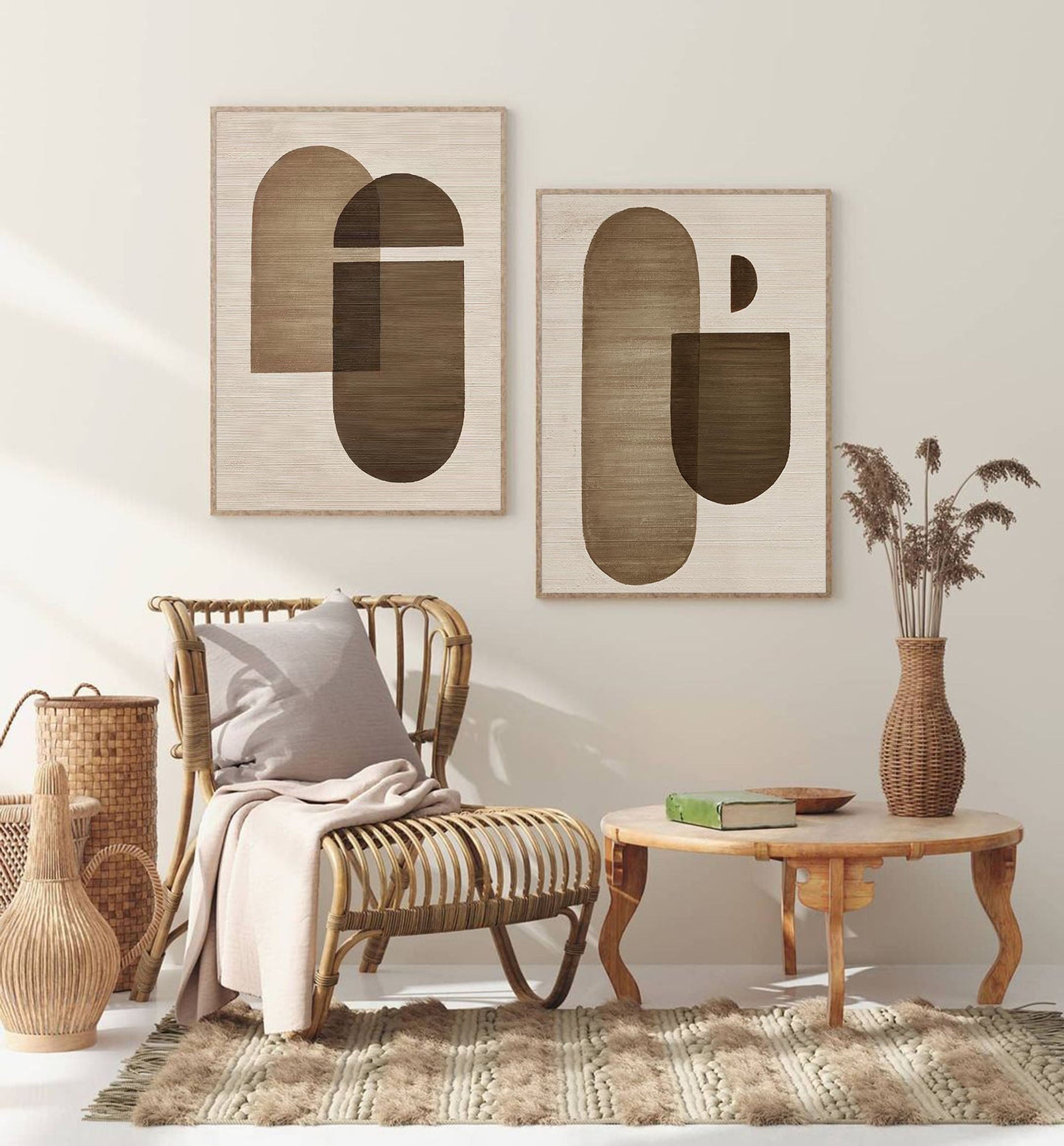 Wabi-sabi Minimalist Art ABAO40 - Neutralighting