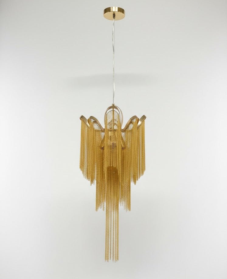 Stream Chain Chandelier-Neutral Decor