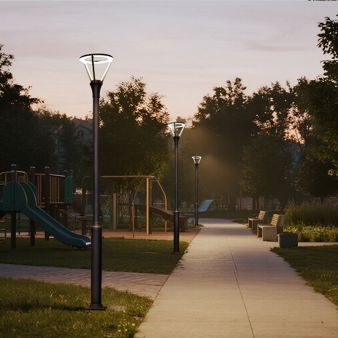 Hartley Minimalist LED Modern Outdoor Post Light