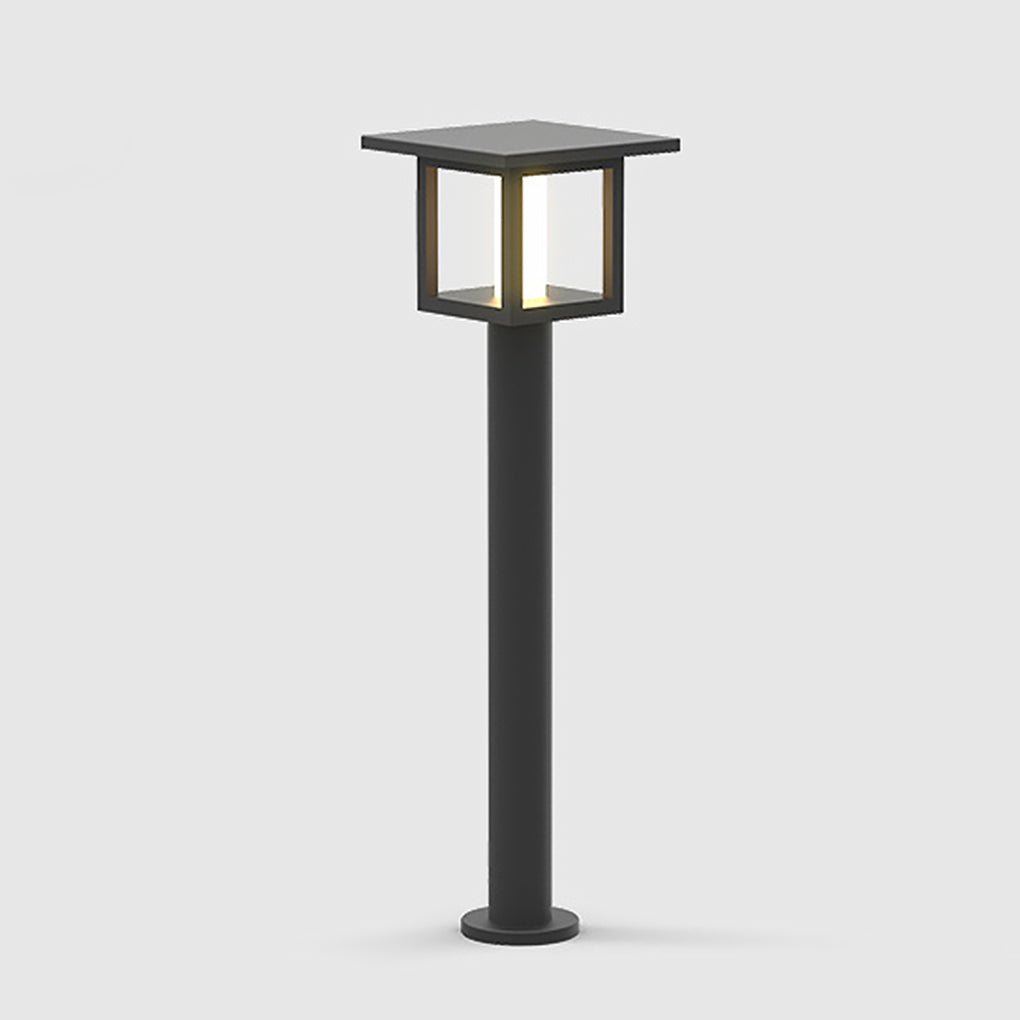 Freea Vintage Wide Top LED Glass Outdoor Post Lights