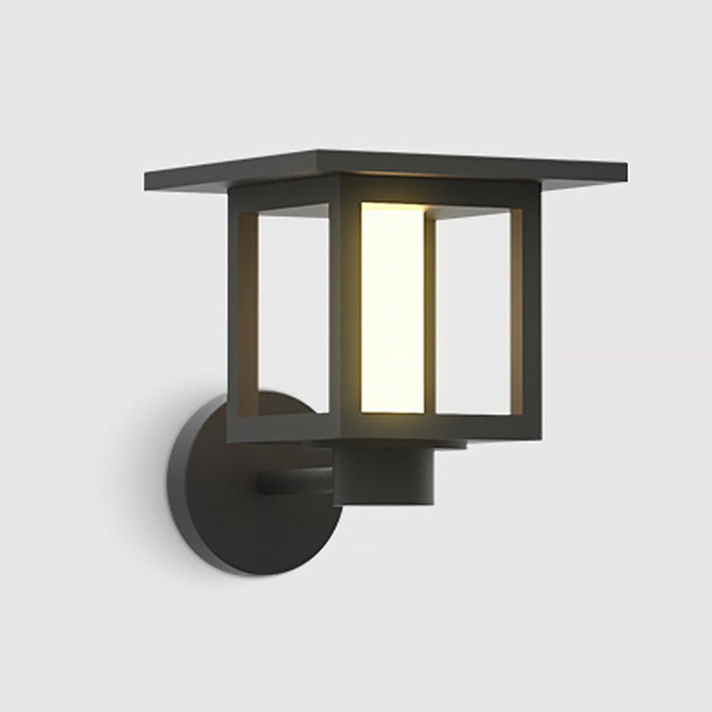 Freea Vintage Wide Top LED Glass Outdoor Post Lights