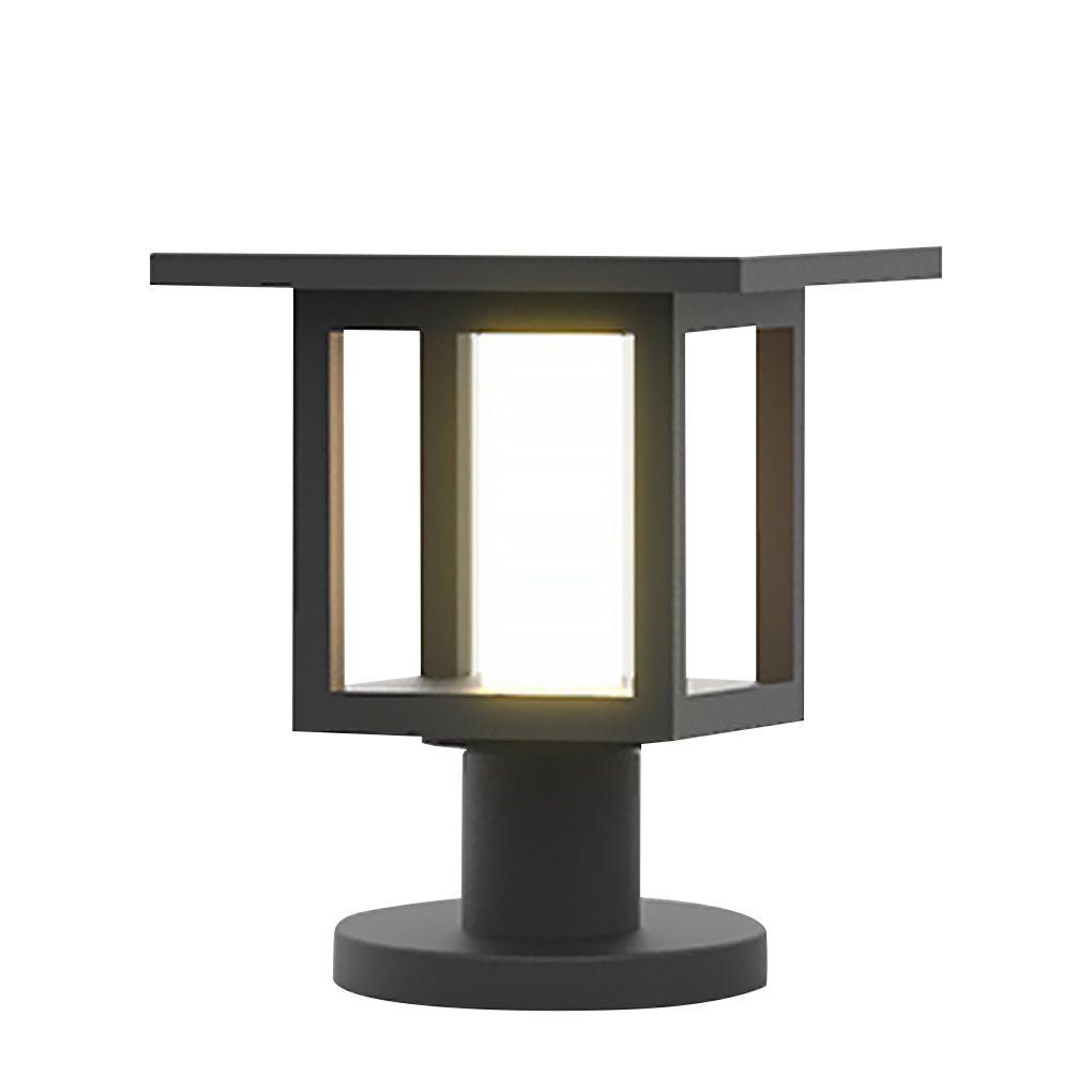 Freea Vintage Wide Top LED Glass Outdoor Post Lights