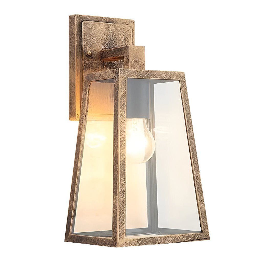 Seher Vintage Industrial Style Glass Outdoor Wall Lights