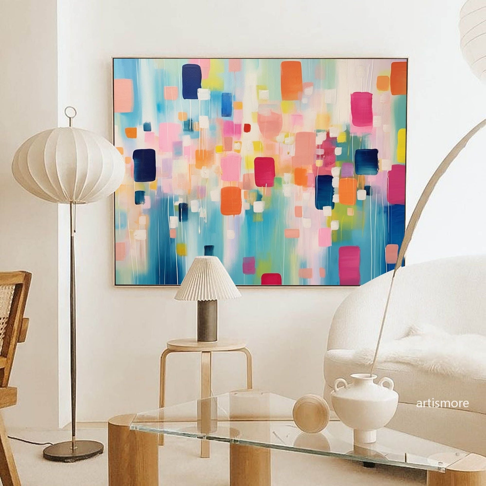 Abstract Canvas Art AB202 - Neutralighting