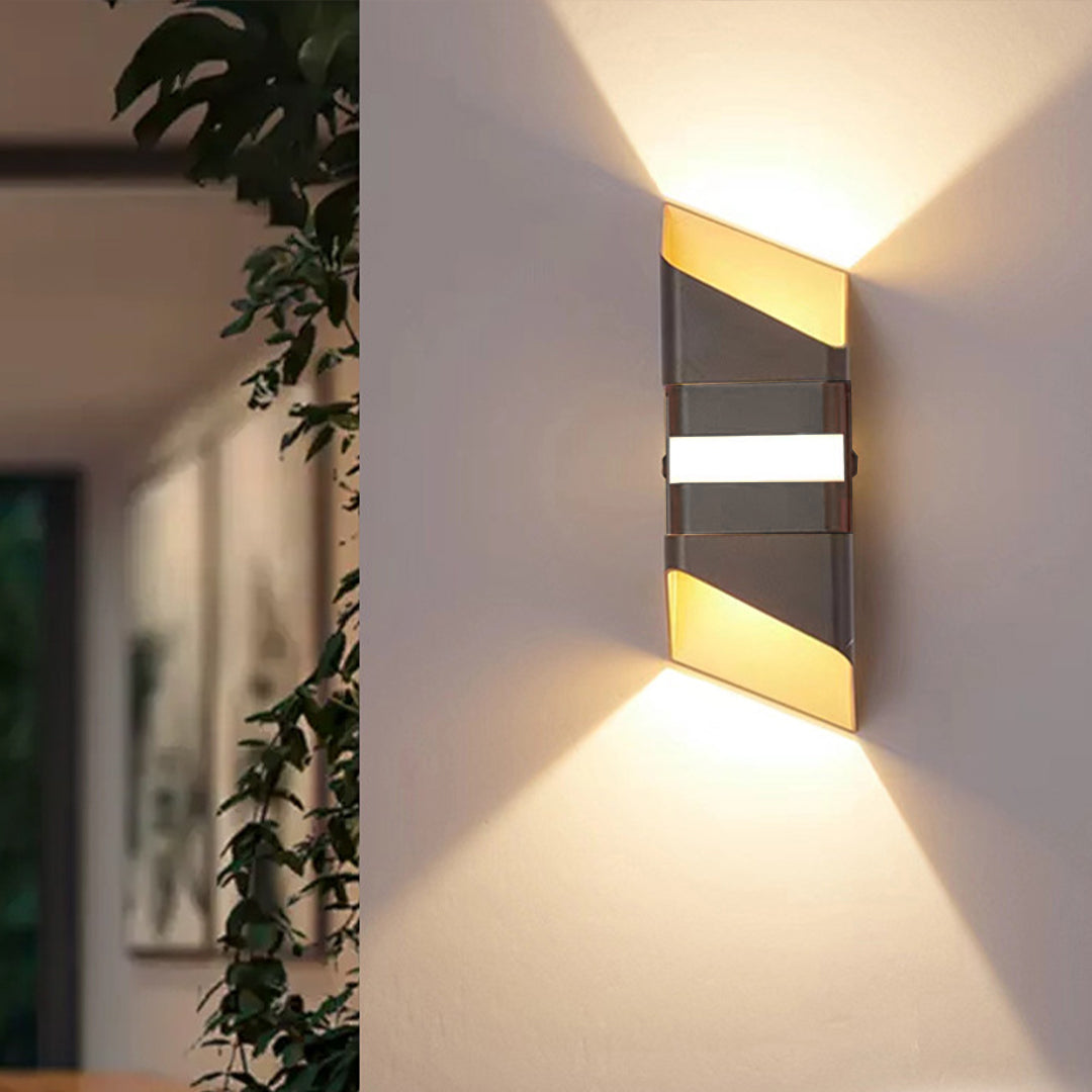 Salt Square Tube LED Outdoor Wall Lights