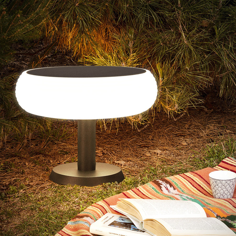 Tila Round Landscape Outdoor Pillar Lights