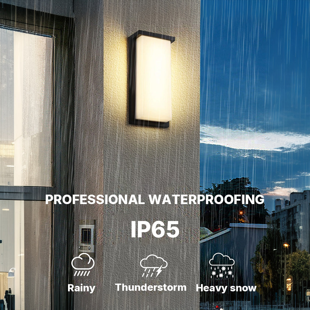 Heather LED Rectangular Die-Cast Outdoor Sconce