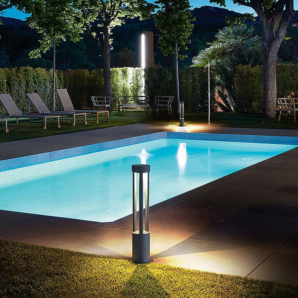Irene Bollard Modern Elegant Landscape Glass Outdoor Light