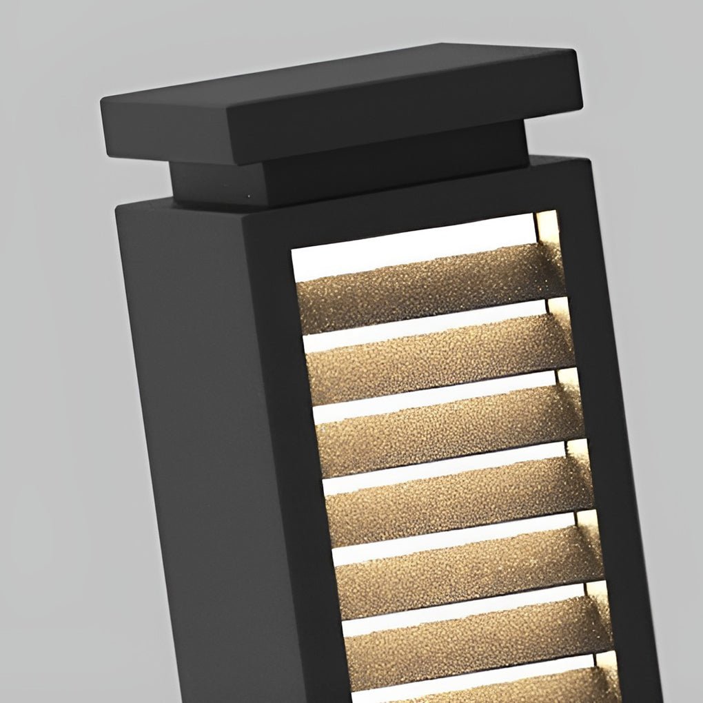 Zaary Sleek Modern Steel Outdoor Pathway Lights