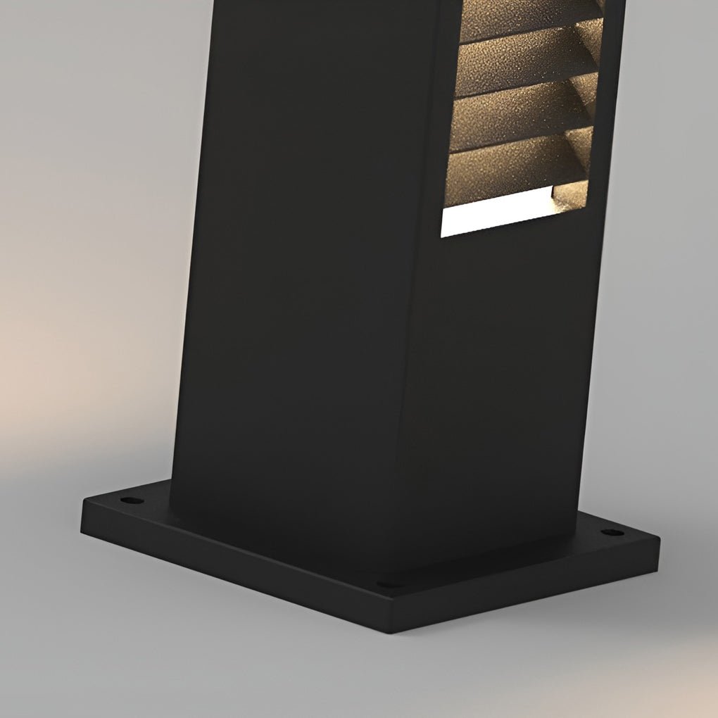 Zaary Sleek Modern Steel Outdoor Pathway Lights