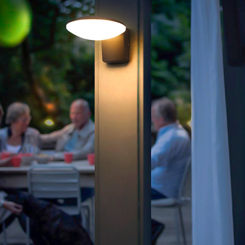 Egi Modern Simple Solar LED Outdoor Wall Light