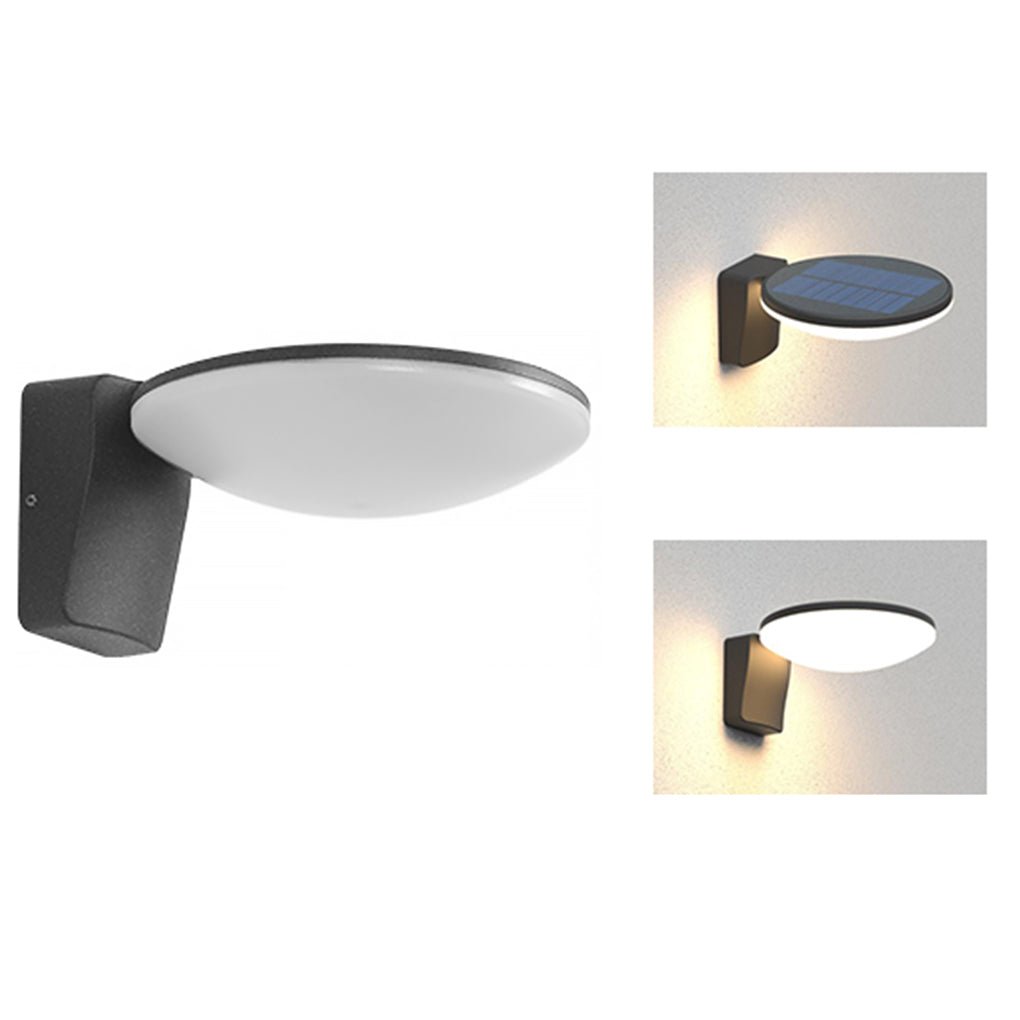 Egi Modern Simple Solar LED Outdoor Wall Light
