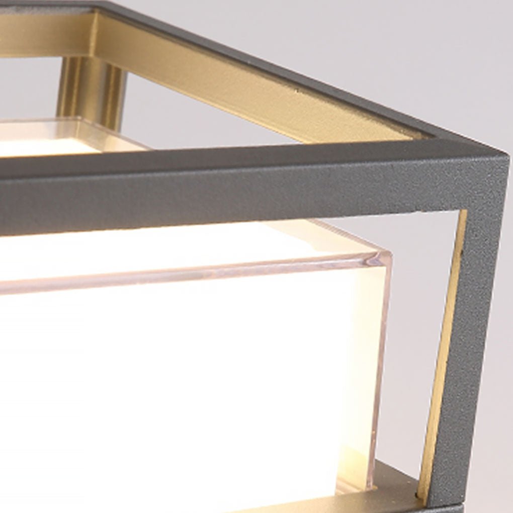 Marc Square Pier Outdoor Mount Post Lamp