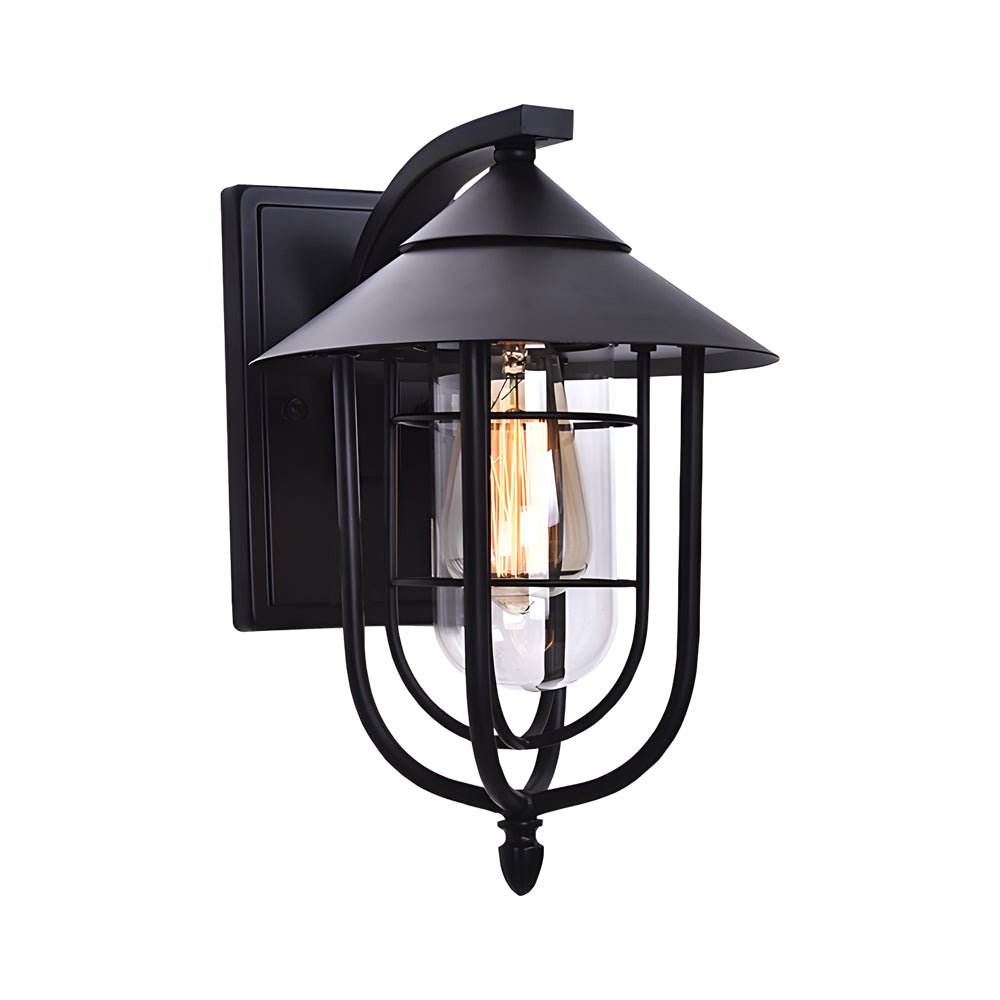 Sheridan Retro Sensor Glass Modern Outdoor Wall Lights