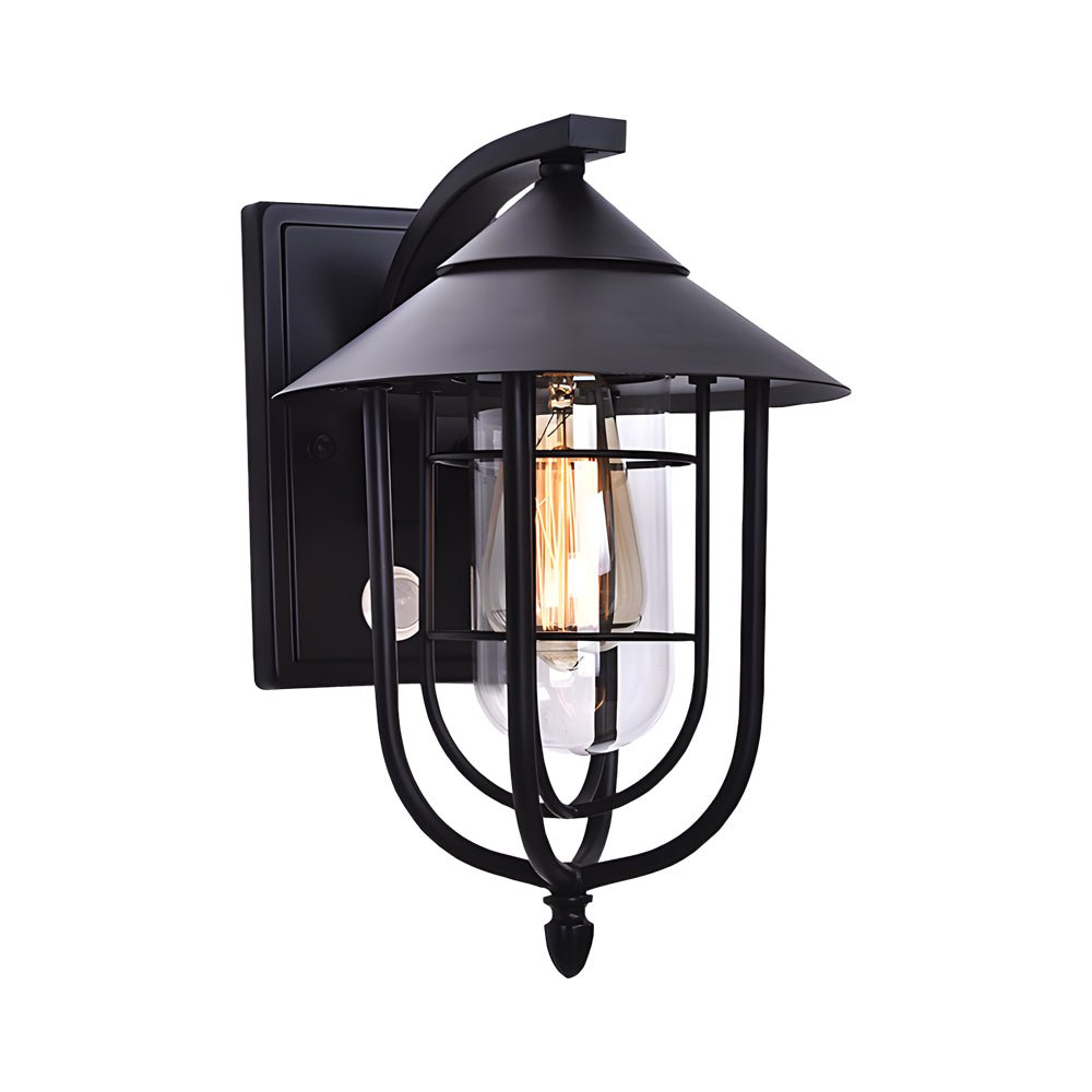 Sheridan Retro Sensor Glass Modern Outdoor Wall Lights
