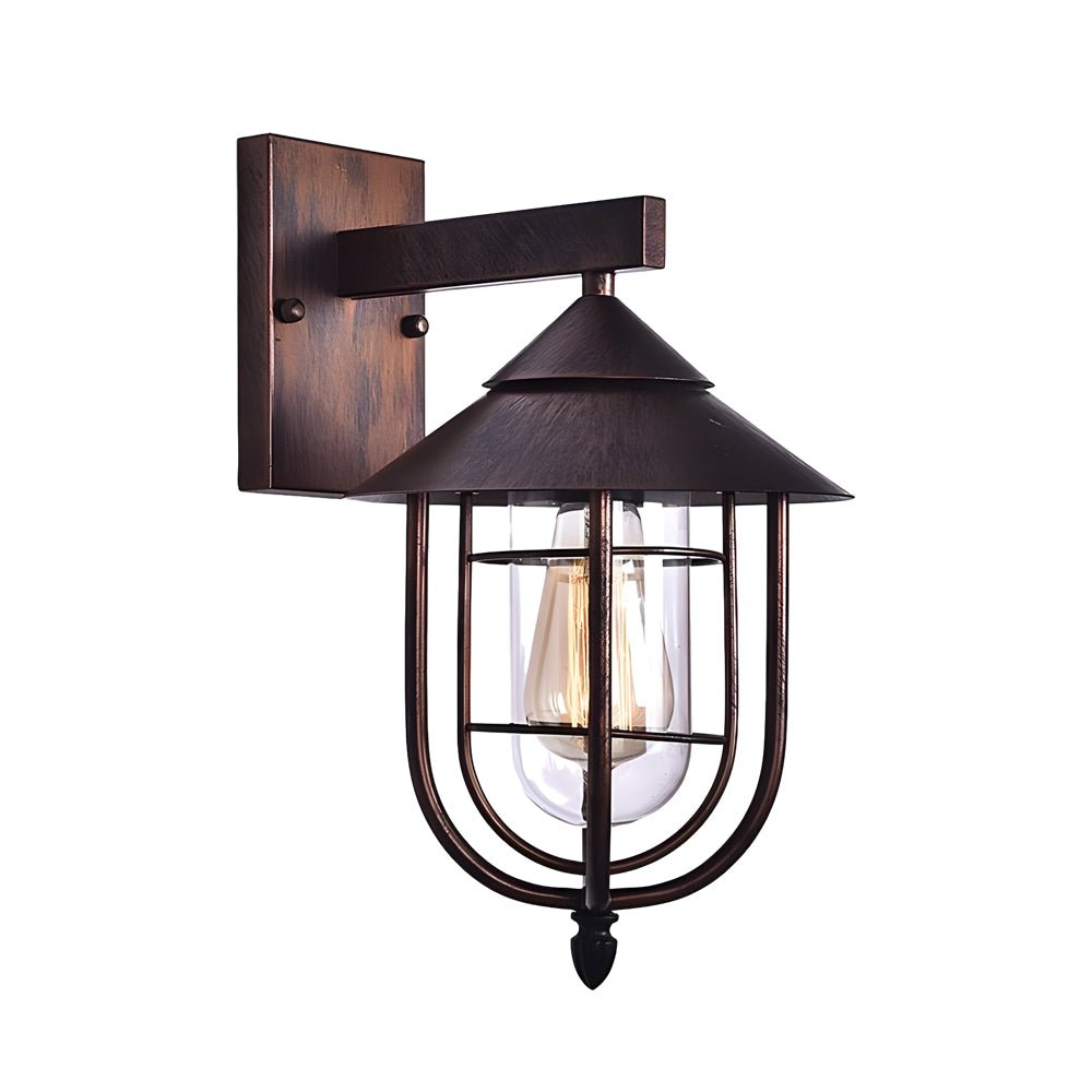 Sheridan Retro Sensor Glass Modern Outdoor Wall Lights