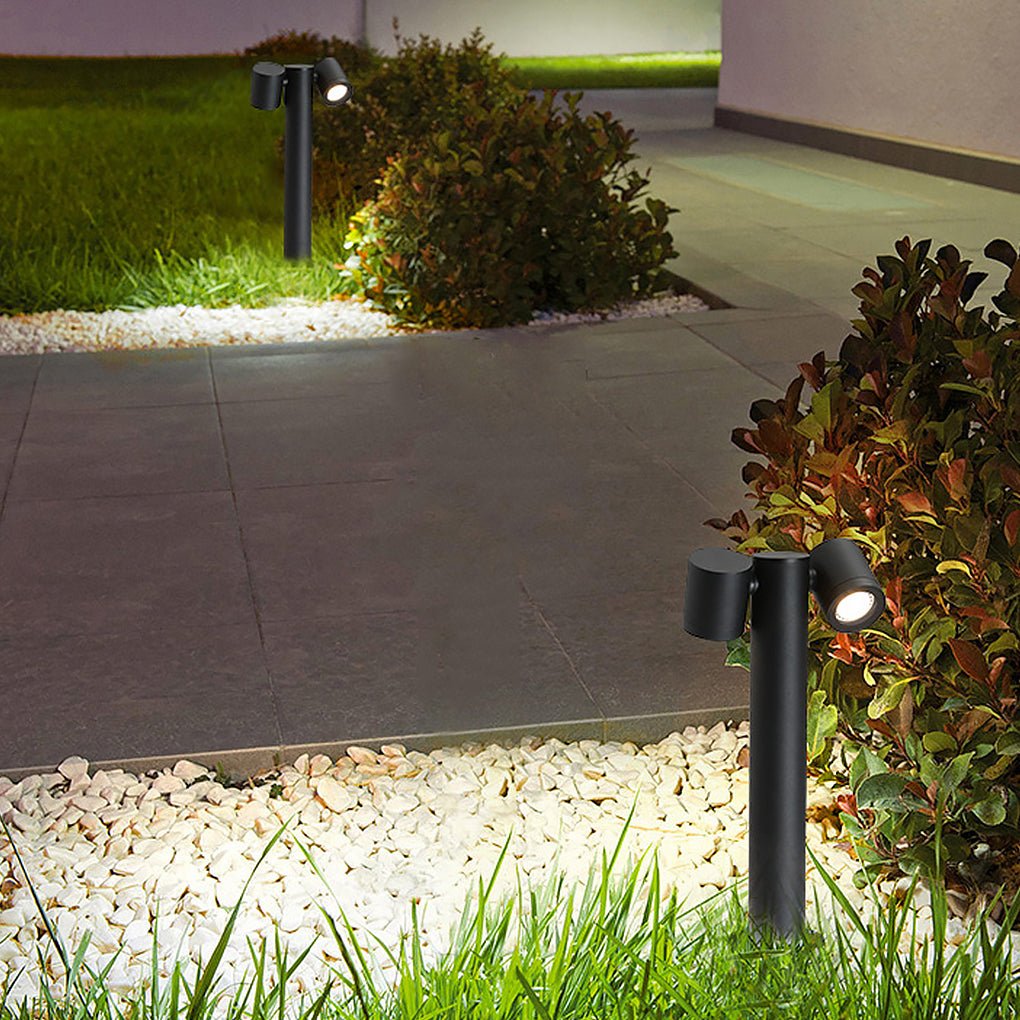 Melvin Dual-Head Landscapes Outdoor Lawn Light