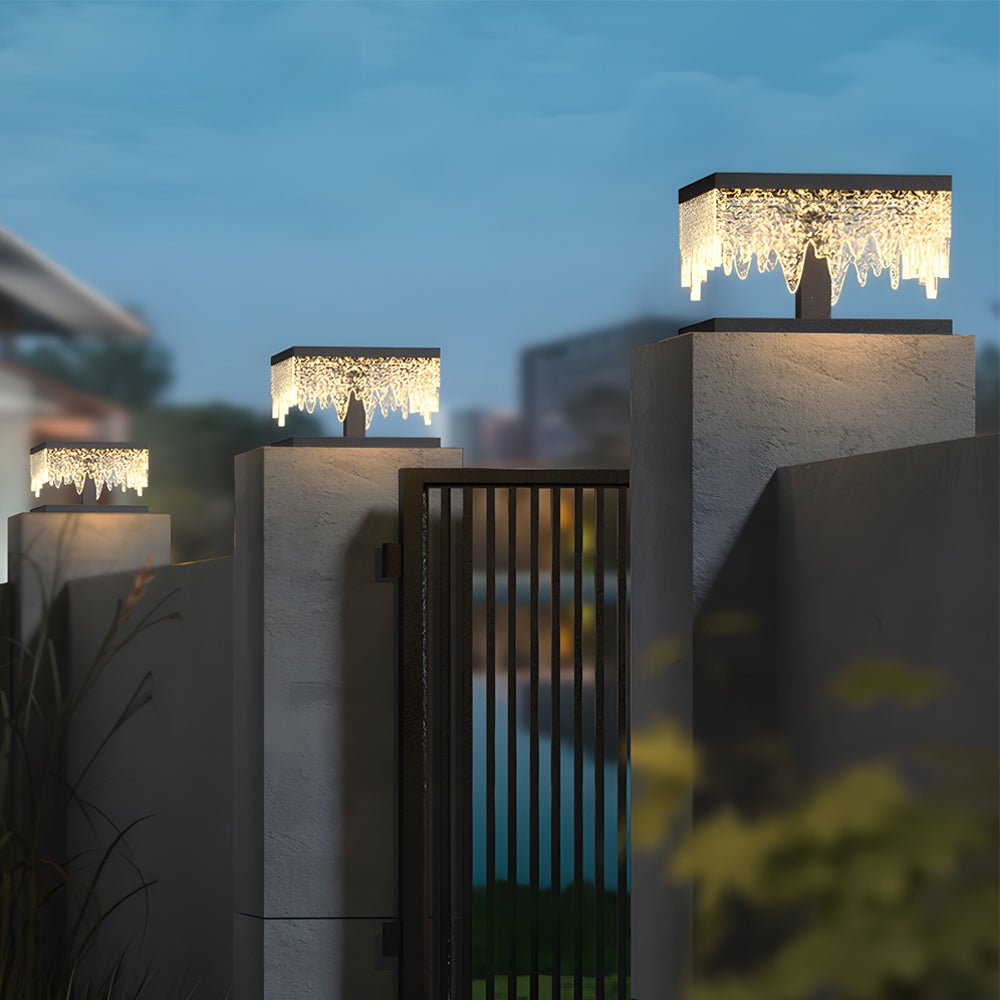 Ambitious Creative Modern Outdoor Fence Post Lights